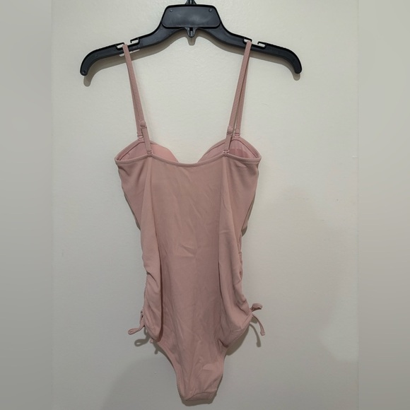 Aerie Pink One Piece Swimsuit with Adjustable Straps - Picture 4 of 4